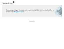 Tablet Screenshot of hexdust.net